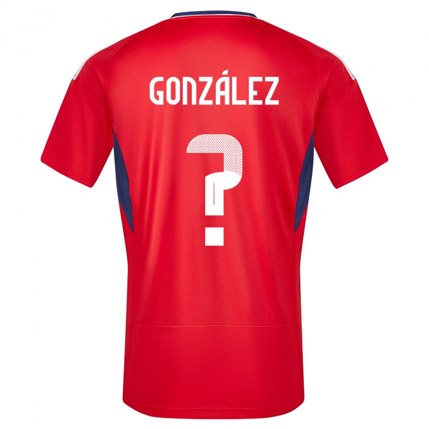 Kinder Costa Rica Ariel Gonzalez #0 Rot Heimtrikot Trikot 24-26 T-Shirt