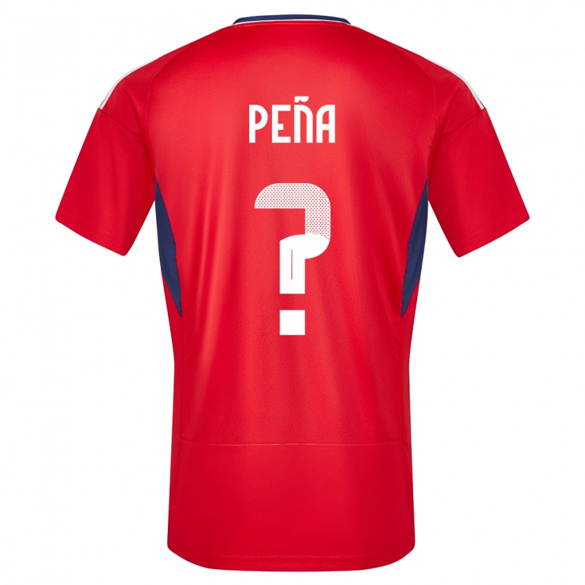 Kinder Costa Rica Randy Pena #0 Rot Heimtrikot Trikot 24-26 T-Shirt