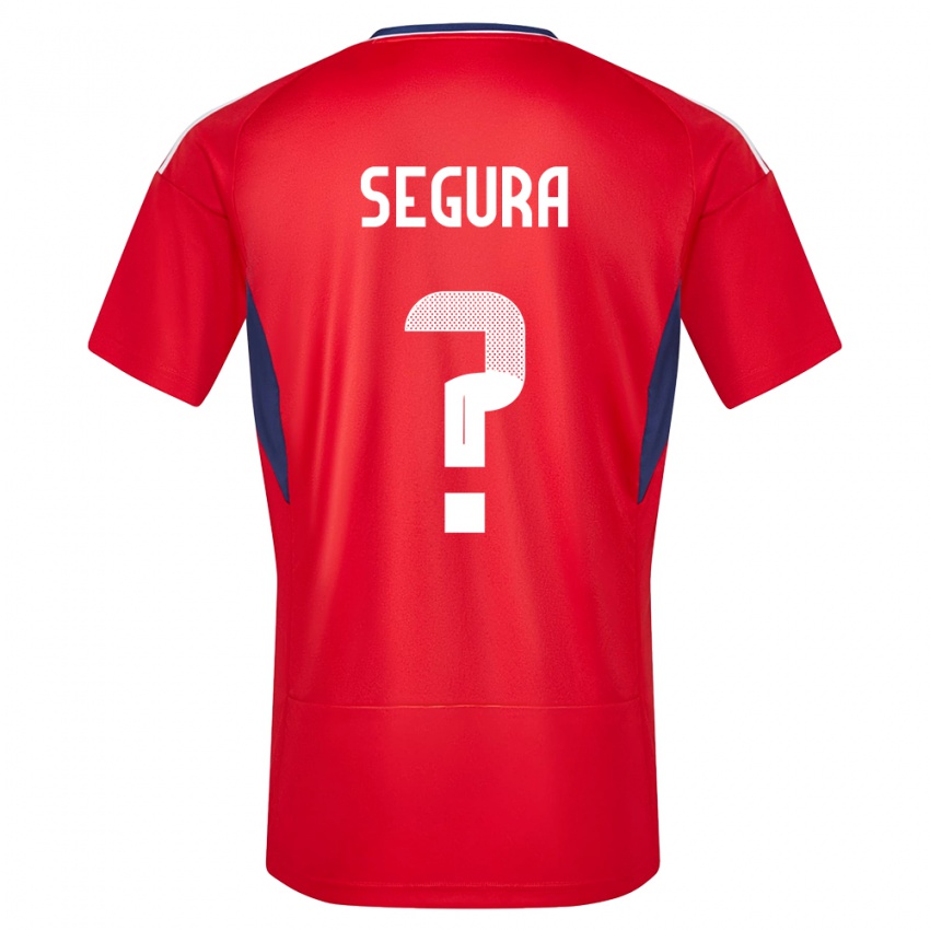 Kinder Costa Rica Oscar Segura #0 Rot Heimtrikot Trikot 24-26 T-Shirt