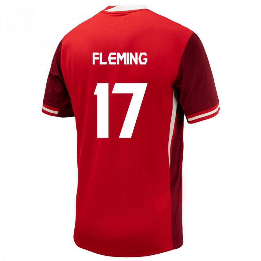 Kinder Kanada Jessie Fleming #17 Rot Heimtrikot Trikot 24-26 T-Shirt