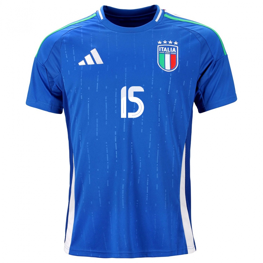 Kinder Italien Annamaria Serturini #15 Blau Heimtrikot Trikot 24-26 T-Shirt