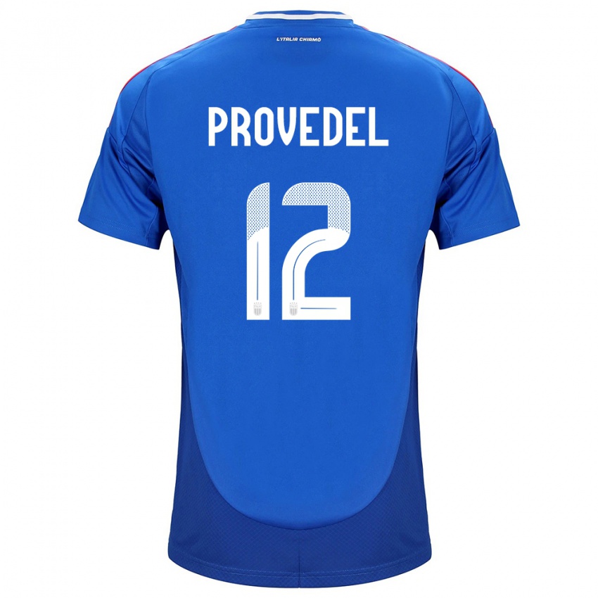 Kinder Italien Ivan Provedel #12 Blau Heimtrikot Trikot 24-26 T-Shirt