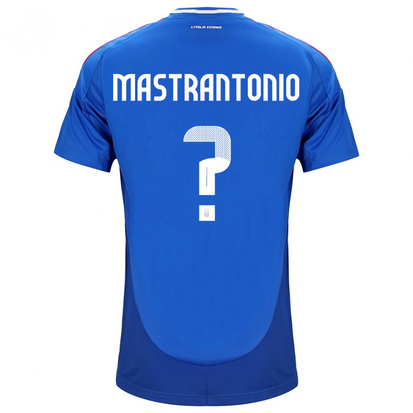 Kinder Italien Davide Mastrantonio #0 Blau Heimtrikot Trikot 24-26 T-Shirt