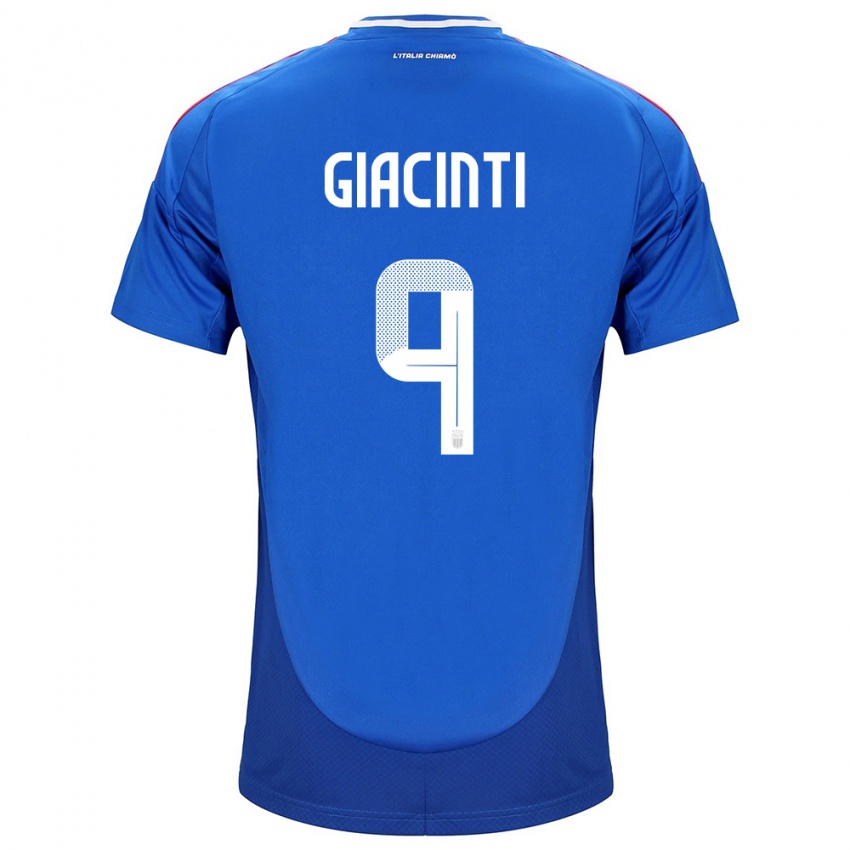 Kinder Italien Valentina Giacinti #9 Blau Heimtrikot Trikot 24-26 T-Shirt