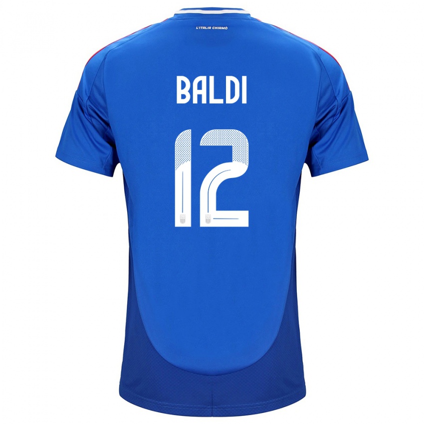 Kinder Italien Rachele Baldi #12 Blau Heimtrikot Trikot 24-26 T-Shirt