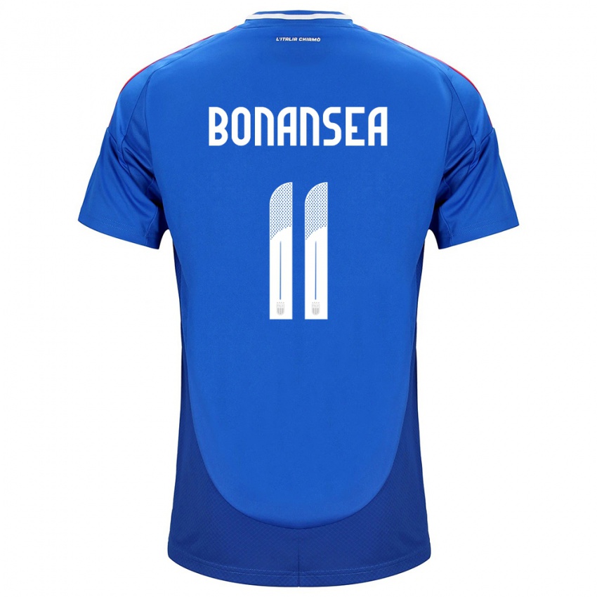 Kinder Italien Barbara Bonansea #11 Blau Heimtrikot Trikot 24-26 T-Shirt