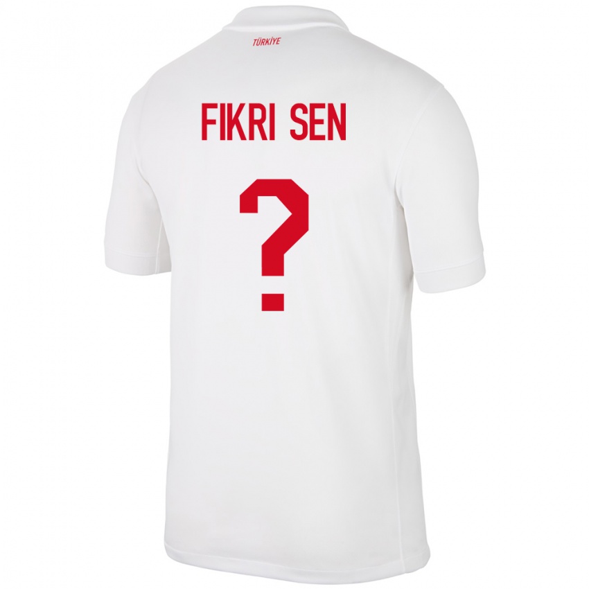 Kinder Türkei Yağız Fikri Şen #0 Weiß Heimtrikot Trikot 24-26 T-Shirt