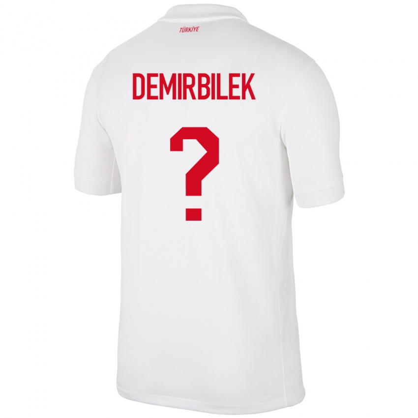 Kinder Türkei Ali Demirbilek #0 Weiß Heimtrikot Trikot 24-26 T-Shirt