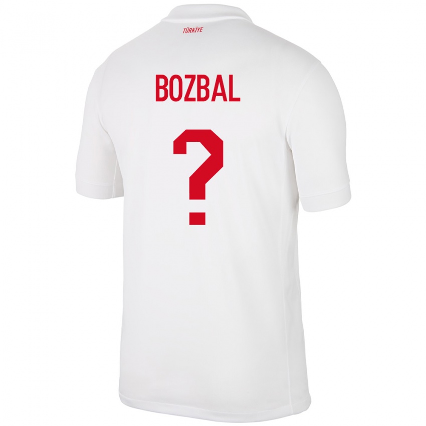 Kinder Türkei Birsen Bozbal #0 Weiß Heimtrikot Trikot 24-26 T-Shirt