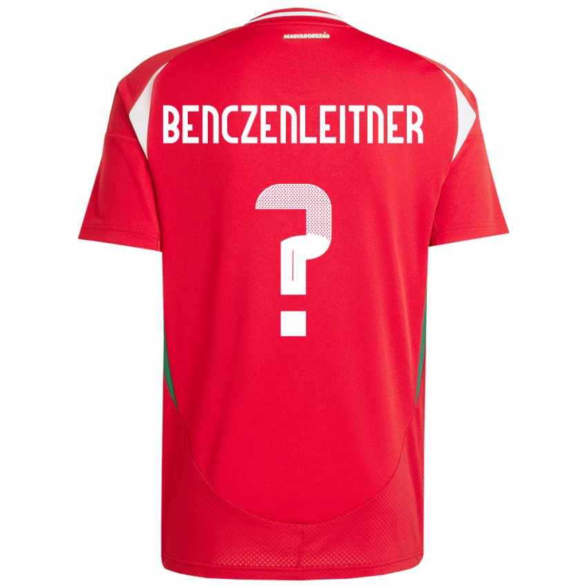 Kinder Ungarn Barna Benczenleitner #0 Rot Heimtrikot Trikot 24-26 T-Shirt