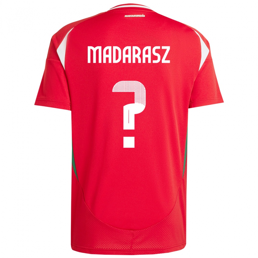 Kinder Ungarn Ádám Madarász #0 Rot Heimtrikot Trikot 24-26 T-Shirt