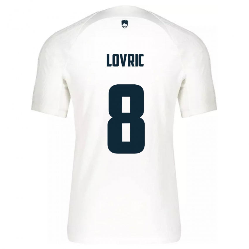 Kinder Slowenien Sandi Lovric #8 Weiß Heimtrikot Trikot 24-26 T-Shirt