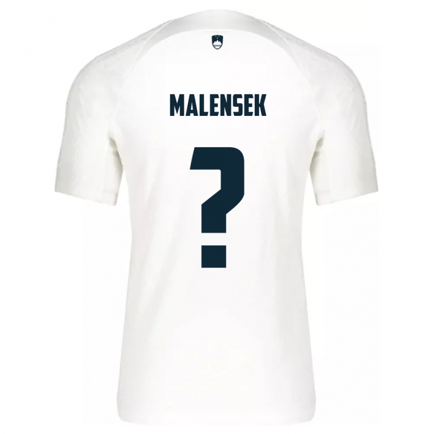 Kinder Slowenien Matej Malensek #0 Weiß Heimtrikot Trikot 24-26 T-Shirt