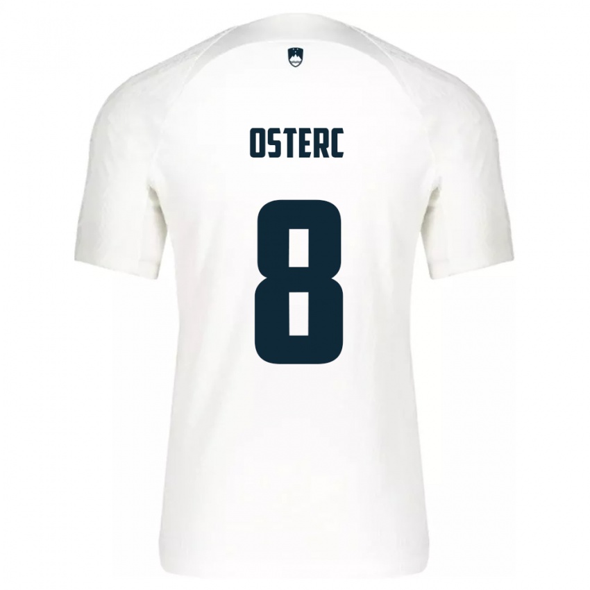 Kinder Slowenien Niko Osterc #8 Weiß Heimtrikot Trikot 24-26 T-Shirt