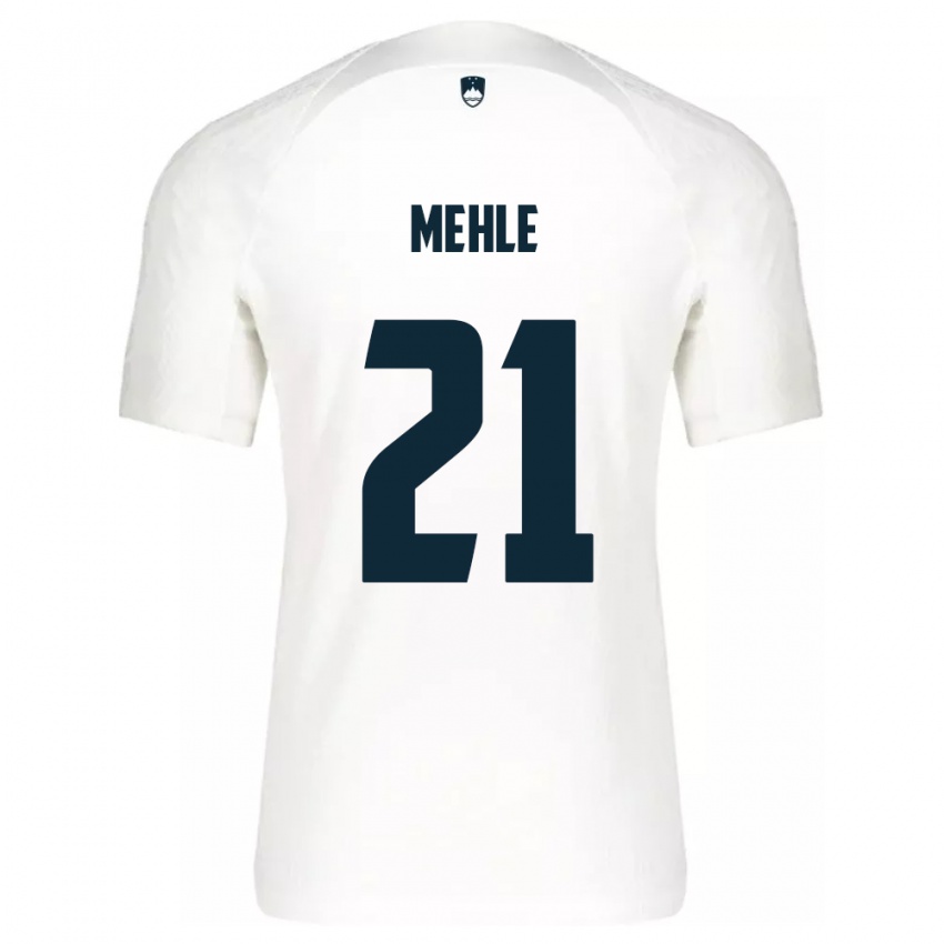 Kinder Slowenien Matej Mehle #21 Weiß Heimtrikot Trikot 24-26 T-Shirt