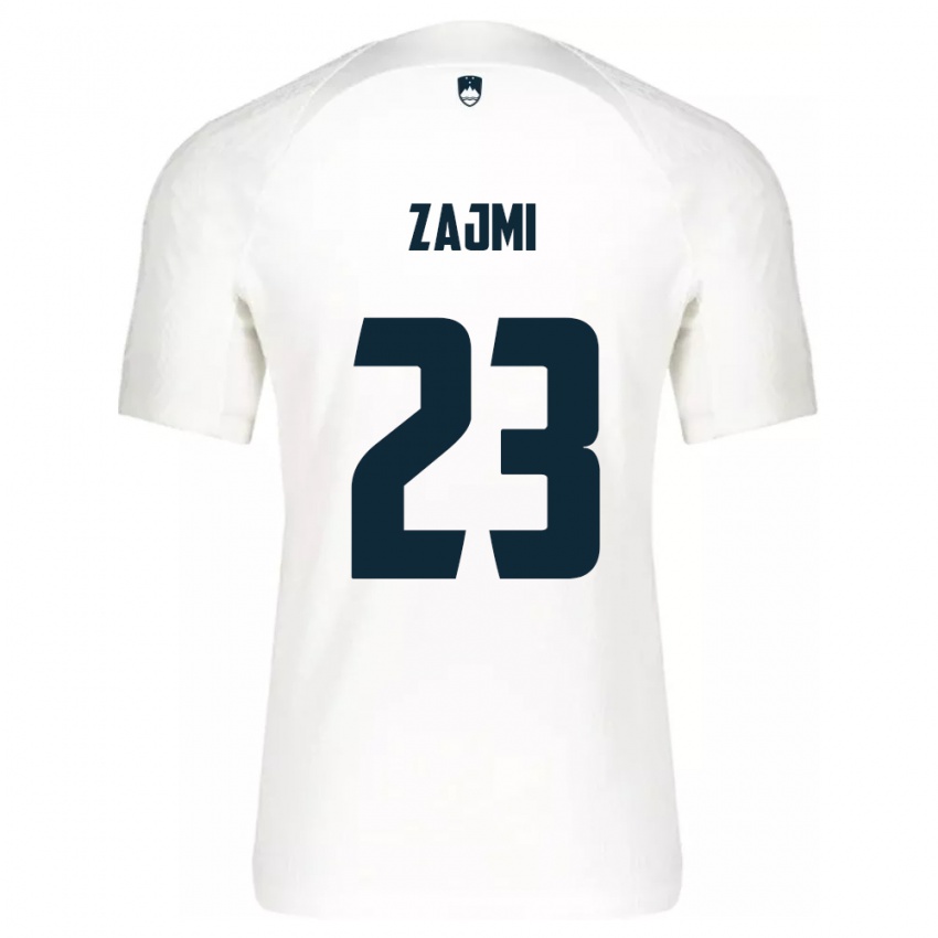 Kinder Slowenien Luana Zajmi #23 Weiß Heimtrikot Trikot 24-26 T-Shirt