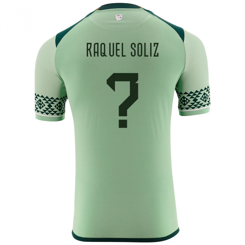 Kinder Bolivien Ruth Raquel Soliz #0 Hellgrün Heimtrikot Trikot 24-26 T-Shirt