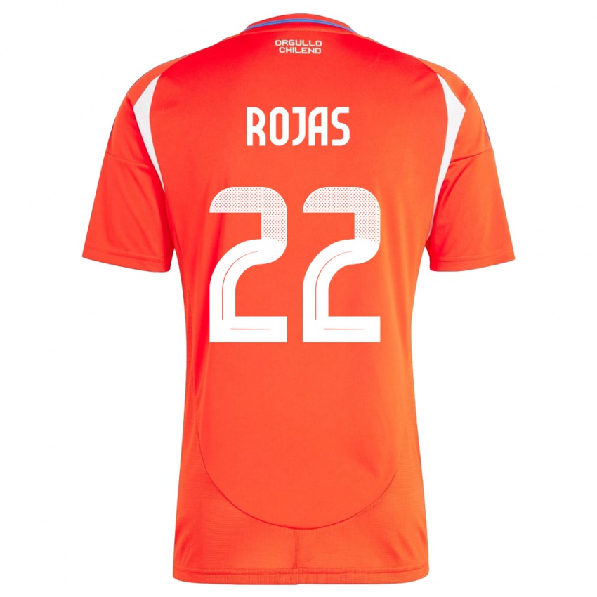 Kinder Chile Jeyson Rojas #22 Rot Heimtrikot Trikot 24-26 T-Shirt