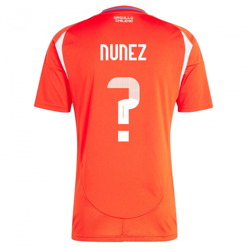 Kinder Chile Renato Nuñez #0 Rot Heimtrikot Trikot 24-26 T-Shirt