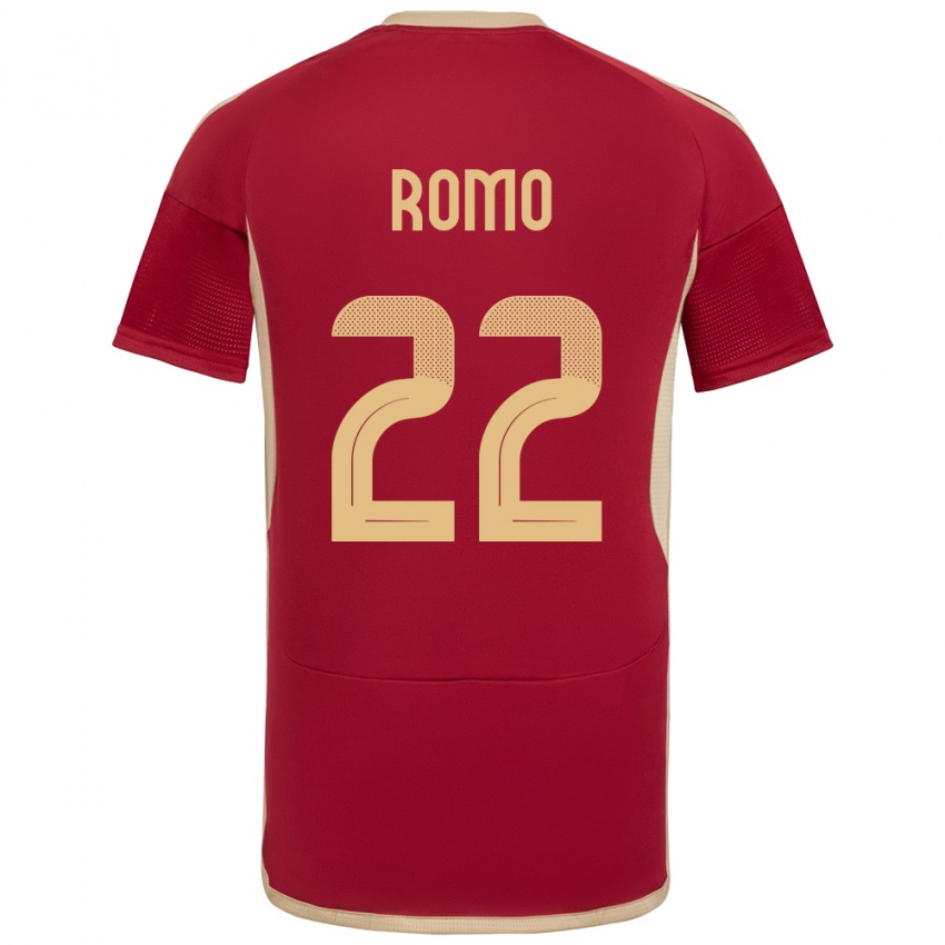 Kinder Venezuela Rafael Romo #22 Burgund Heimtrikot Trikot 24-26 T-Shirt