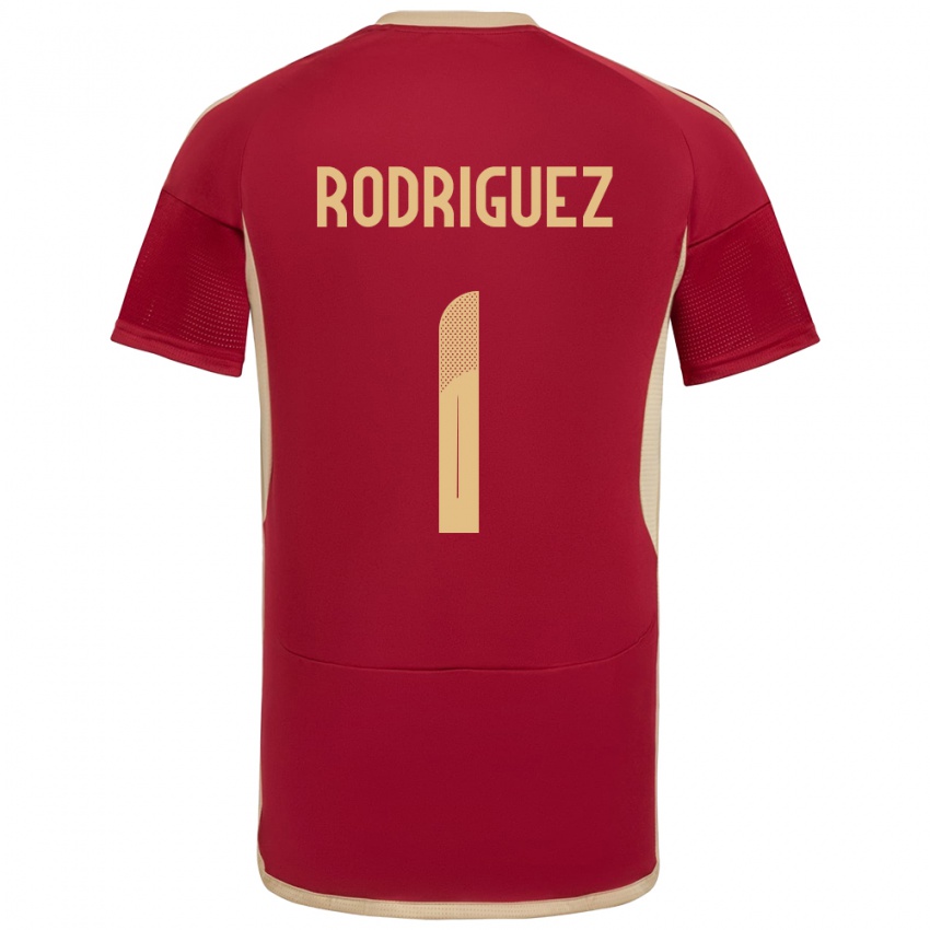 Kinder Venezuela Samuel Rodriguez #1 Burgund Heimtrikot Trikot 24-26 T-Shirt