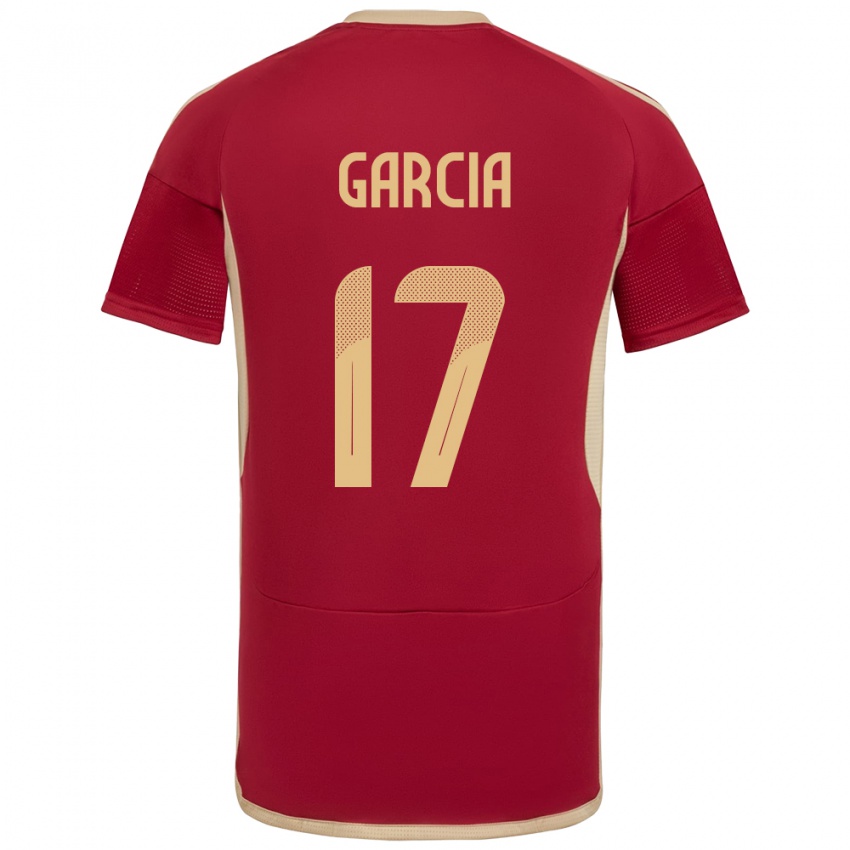 Kinder Venezuela Gabriela García #17 Burgund Heimtrikot Trikot 24-26 T-Shirt