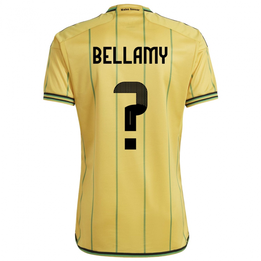 Kinder Jamaika Sydney Bellamy #0 Gelb Heimtrikot Trikot 24-26 T-Shirt