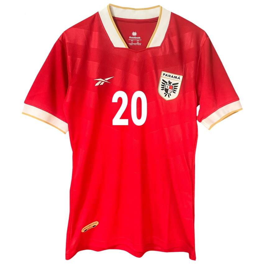 Kinder Panama Aníbal Godoy #20 Rot Heimtrikot Trikot 24-26 T-Shirt