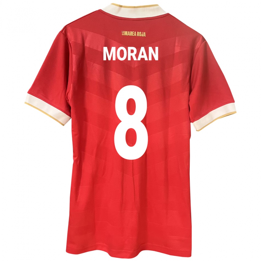 Kinder Panama Martín Morán #8 Rot Heimtrikot Trikot 24-26 T-Shirt