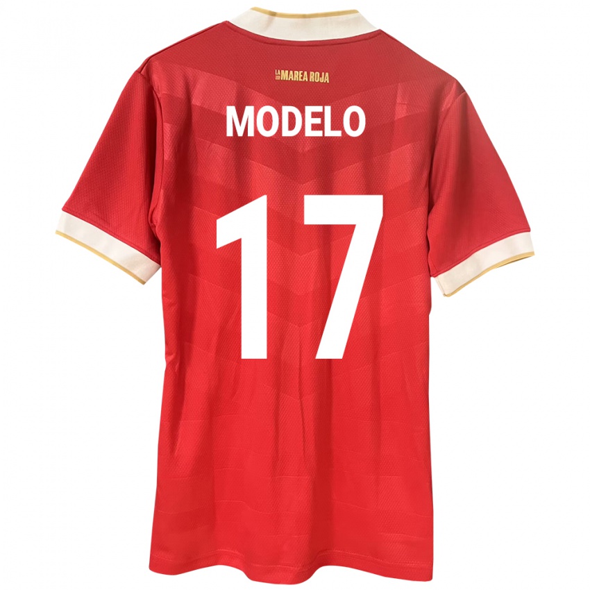 Kinder Panama Aimar Modelo #17 Rot Heimtrikot Trikot 24-26 T-Shirt