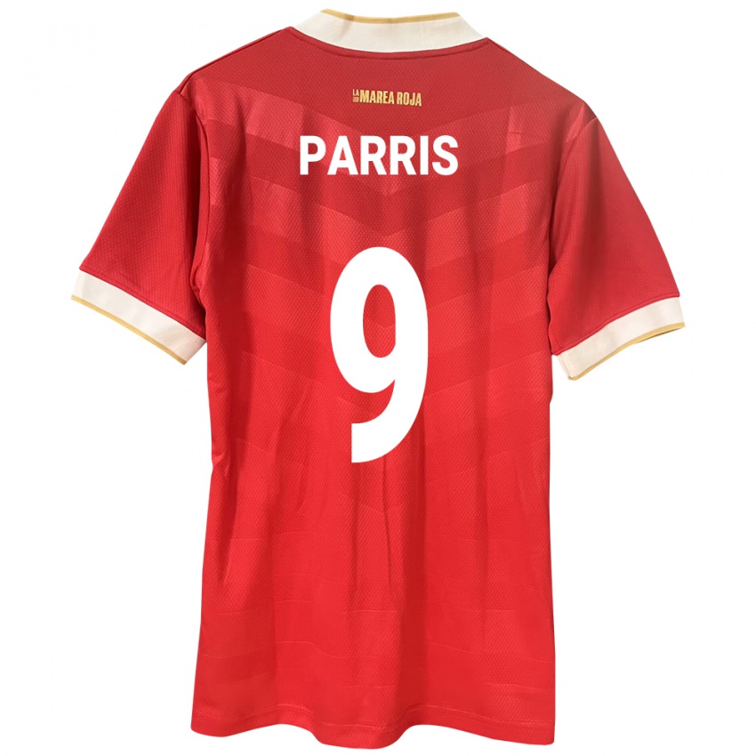 Kinder Panama Katherine Parris #9 Rot Heimtrikot Trikot 24-26 T-Shirt