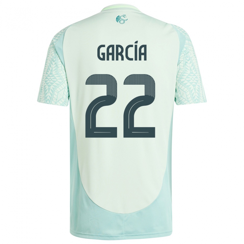 Kinder Mexiko Diana Garcia #22 Leinengrün Auswärtstrikot Trikot 24-26 T-Shirt