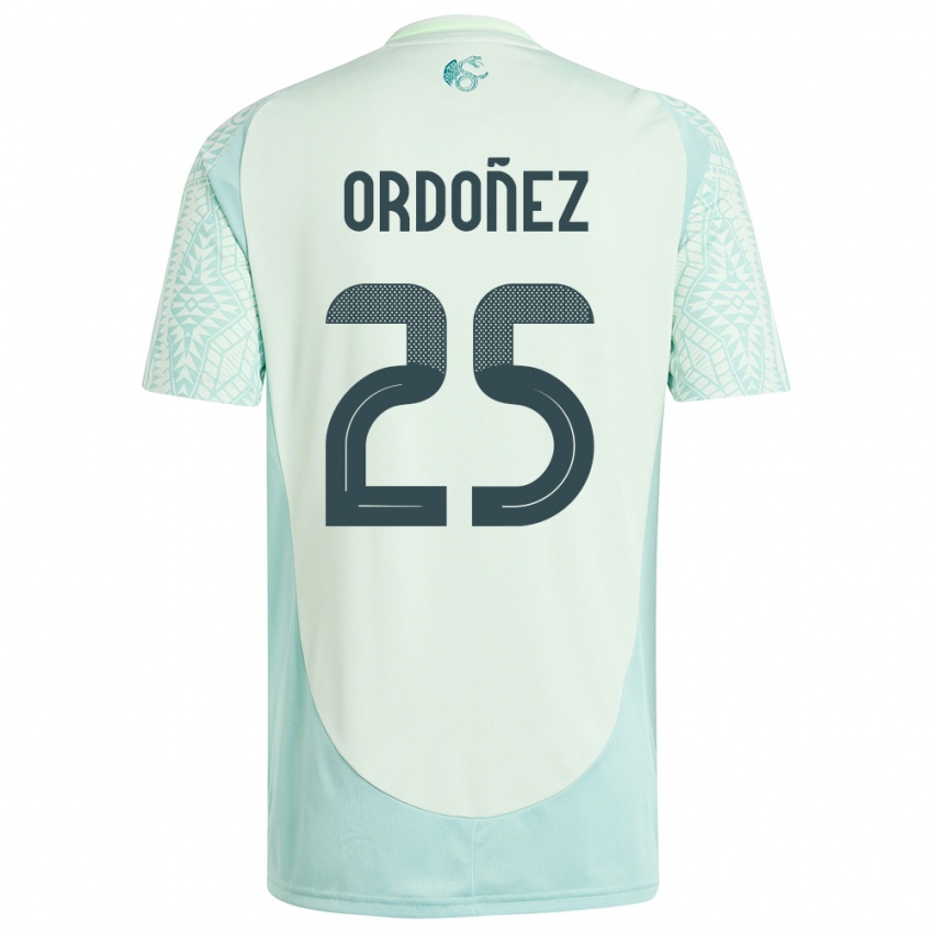 Kinder Mexiko Diana Ordonez #25 Leinengrün Auswärtstrikot Trikot 24-26 T-Shirt