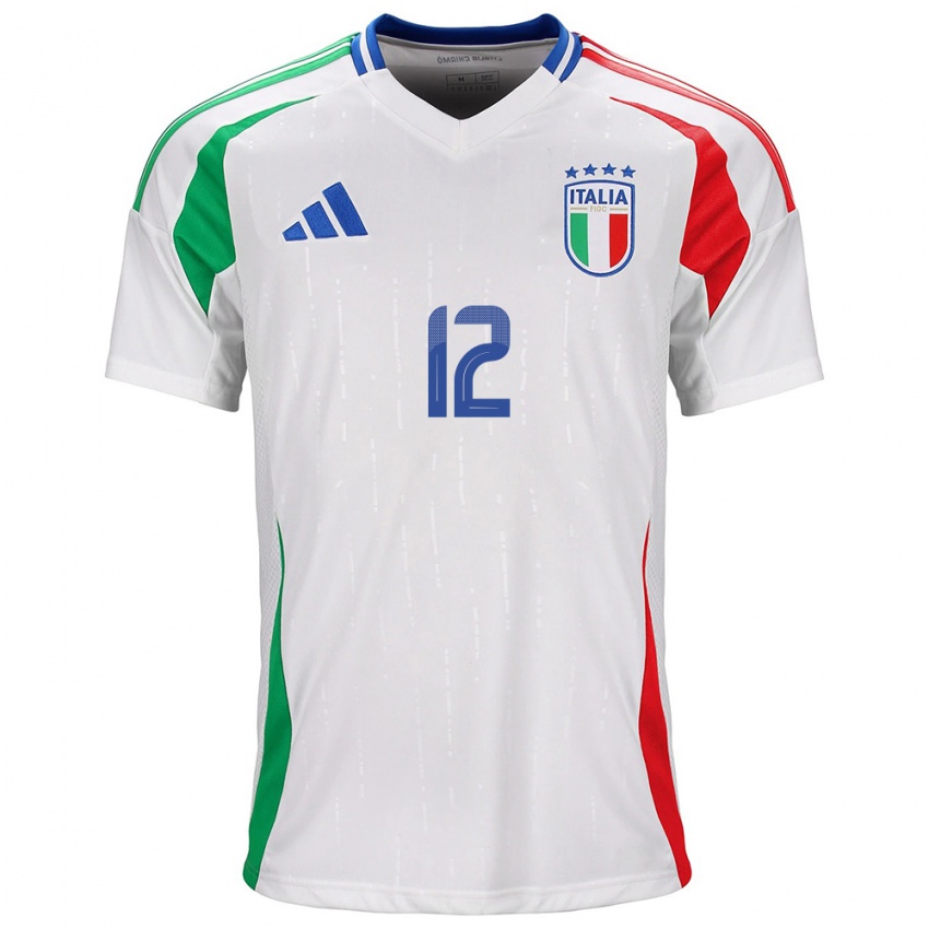 Kinder Italien Rachele Baldi #12 Weiß Auswärtstrikot Trikot 24-26 T-Shirt