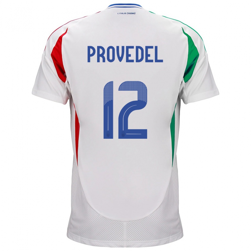 Kinder Italien Ivan Provedel #12 Weiß Auswärtstrikot Trikot 24-26 T-Shirt