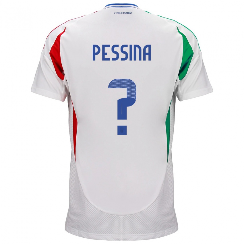 Kinder Italien Massimo Pessina #0 Weiß Auswärtstrikot Trikot 24-26 T-Shirt