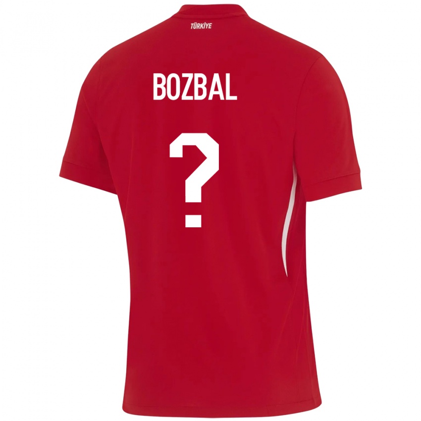 Kinder Türkei Birsen Bozbal #0 Rot Auswärtstrikot Trikot 24-26 T-Shirt