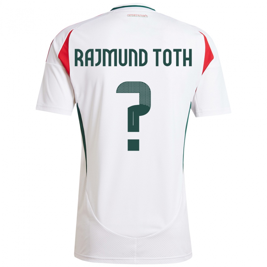 Kinder Ungarn Rajmund Tóth #0 Weiß Auswärtstrikot Trikot 24-26 T-Shirt