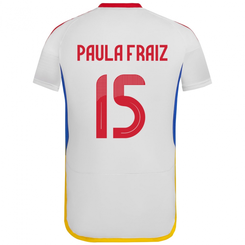 Kinder Venezuela Ana Paula Fraiz #15 Weiß Auswärtstrikot Trikot 24-26 T-Shirt