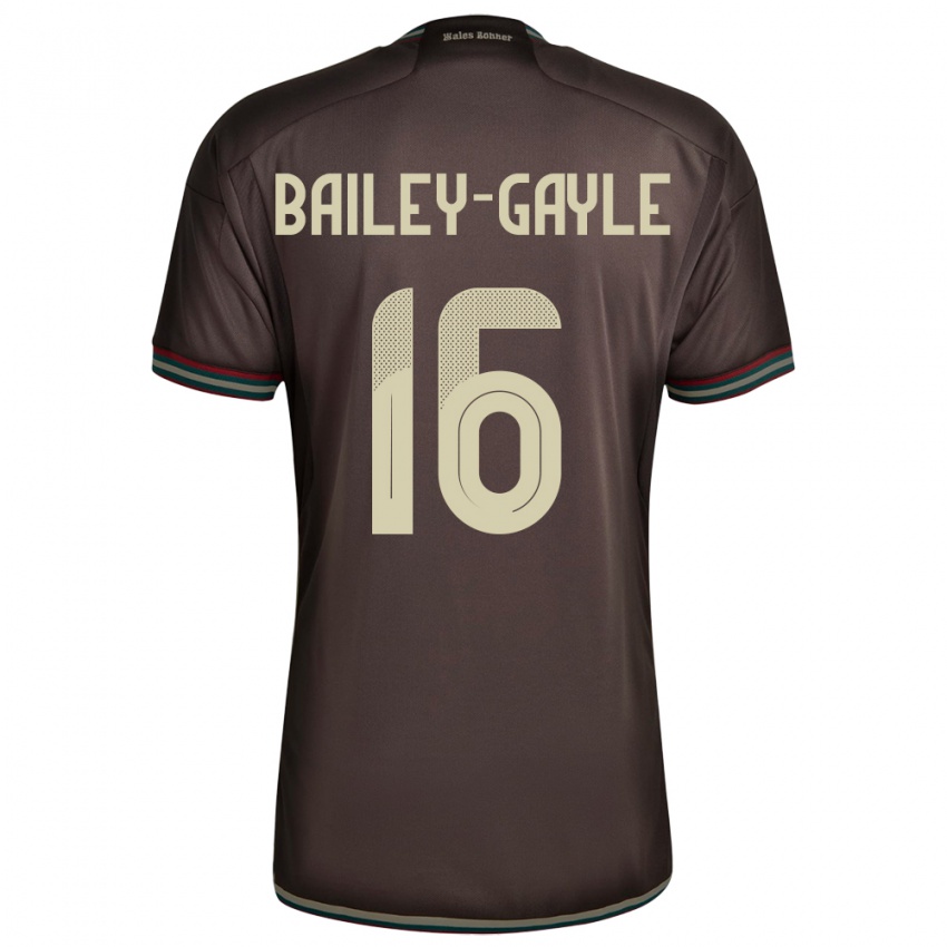 Kinder Jamaika Paige Bailey-Gayle #16 Nachtbraun Auswärtstrikot Trikot 24-26 T-Shirt