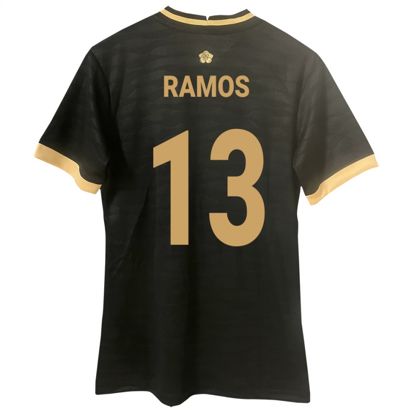 Kinder Panama Jiovany Ramos #13 Schwarz Auswärtstrikot Trikot 24-26 T-Shirt