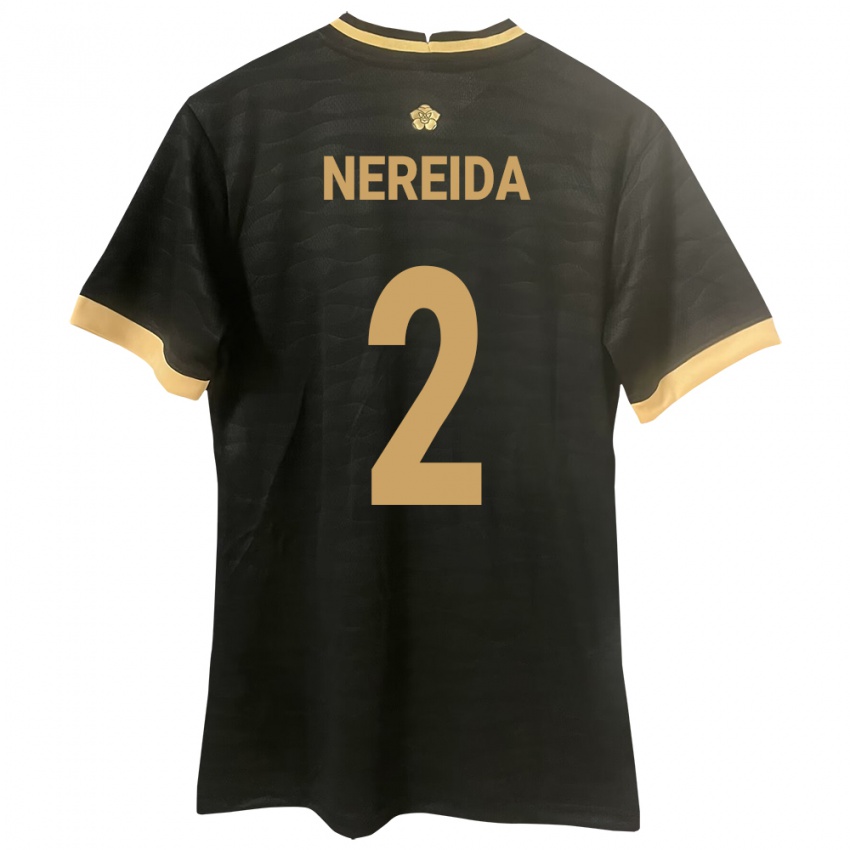 Kinder Panama Juriel Nereida #2 Schwarz Auswärtstrikot Trikot 24-26 T-Shirt