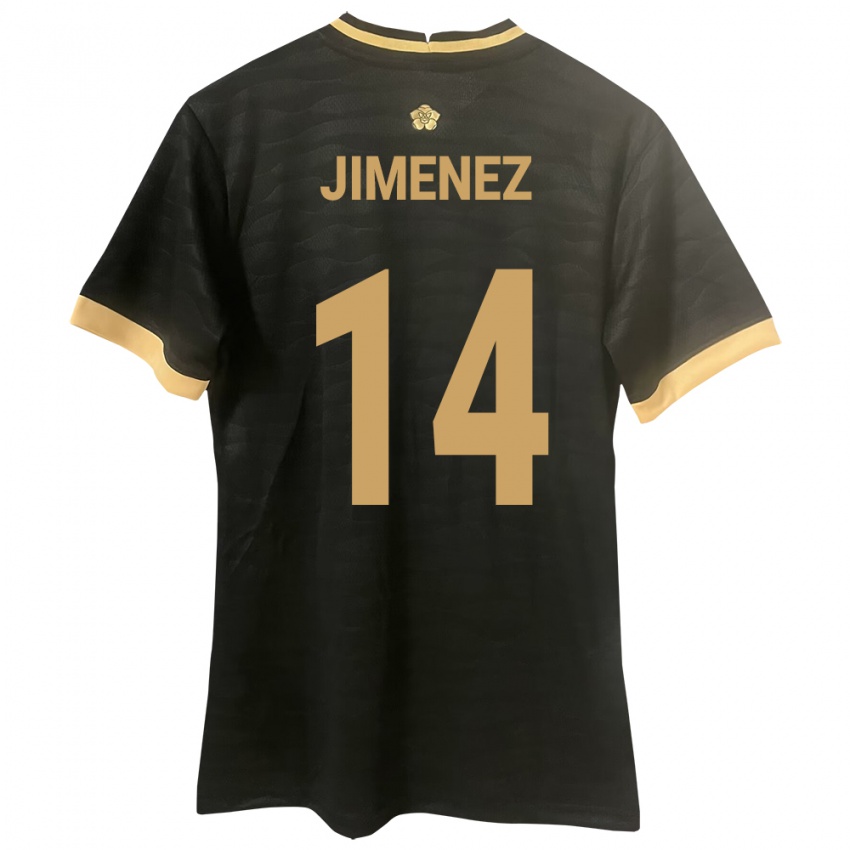 Kinder Panama Juan Jiménez #14 Schwarz Auswärtstrikot Trikot 24-26 T-Shirt