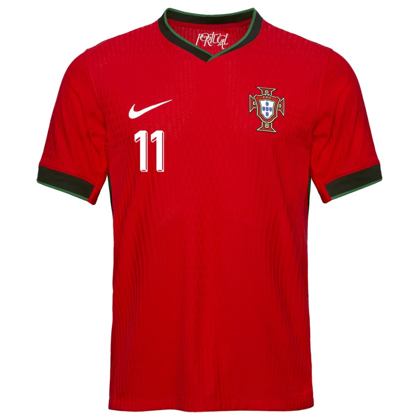 Herren Portugal Joao Felix #11 Rot Heimtrikot Trikot 24-26 T-Shirt