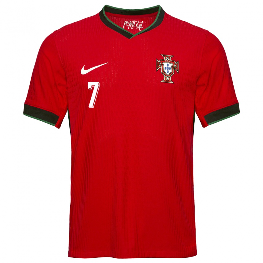 Herren Portugal Carlos Borges #7 Rot Heimtrikot Trikot 24-26 T-Shirt