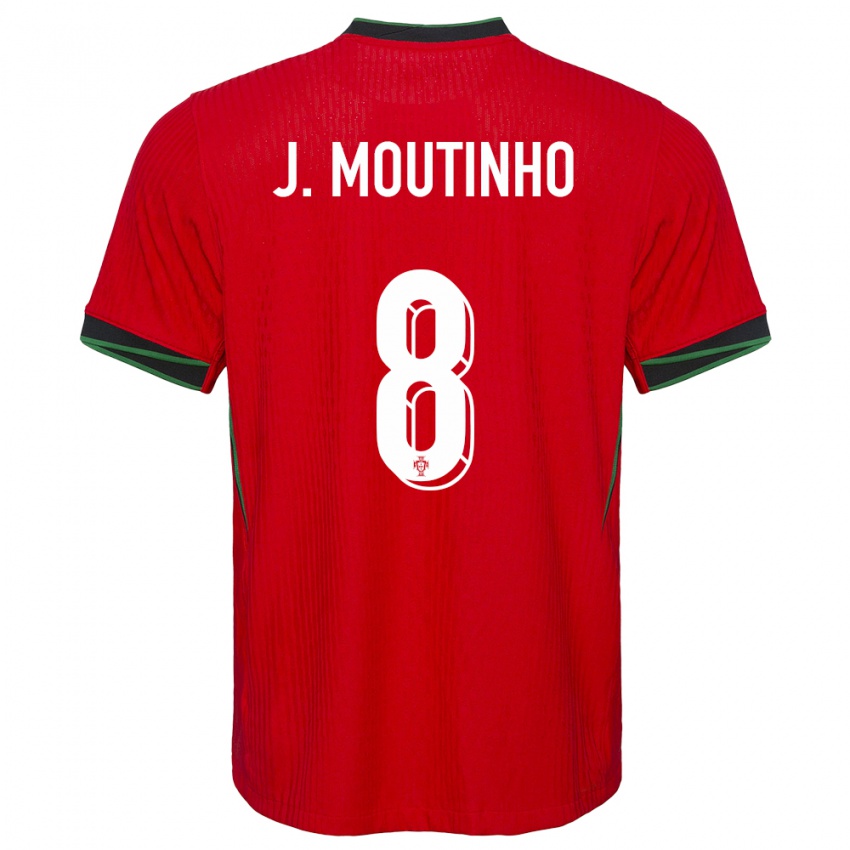 Herren Portugal Joao Moutinho #8 Rot Heimtrikot Trikot 24-26 T-Shirt