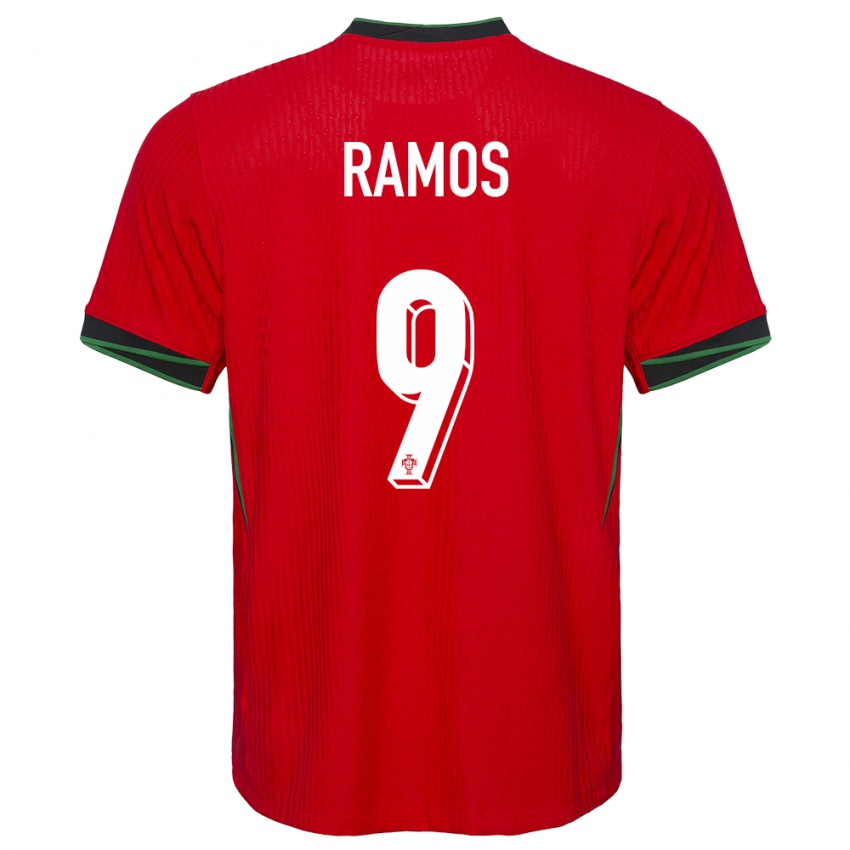 Herren Portugal Goncalo Ramos #9 Rot Heimtrikot Trikot 24-26 T-Shirt