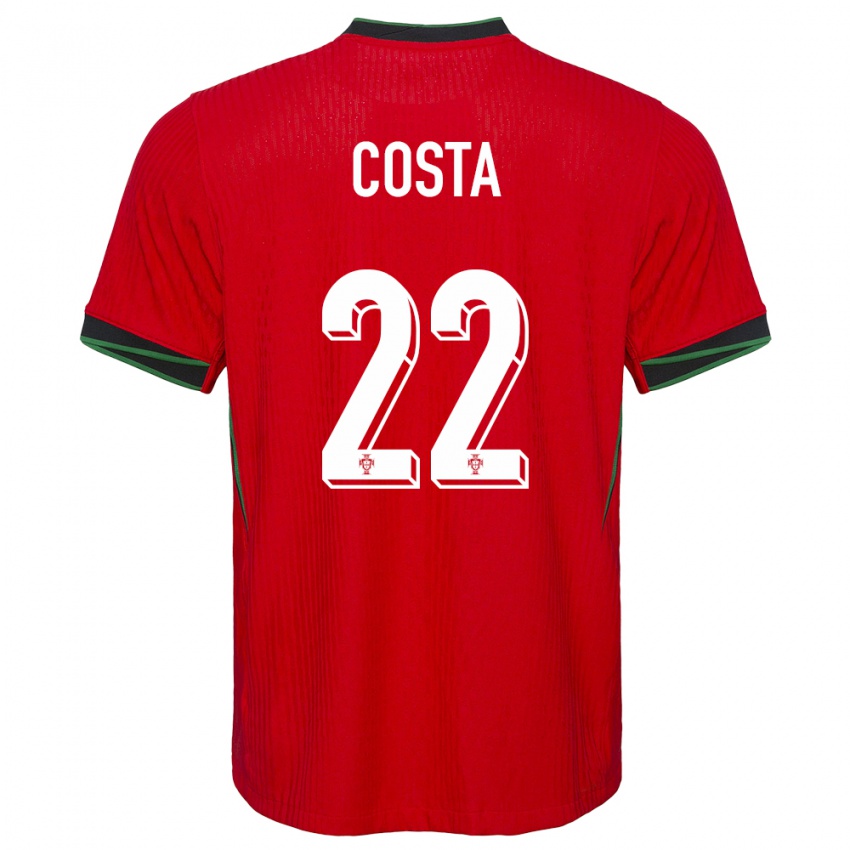 Herren Portugal Rute Costa #22 Rot Heimtrikot Trikot 24-26 T-Shirt