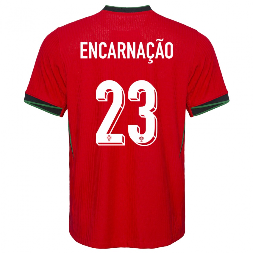 Herren Portugal Telma Encarnacao #23 Rot Heimtrikot Trikot 24-26 T-Shirt