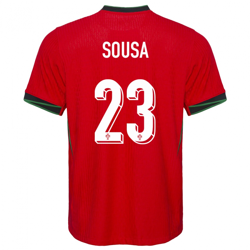 Herren Portugal Afonso Sousa #23 Rot Heimtrikot Trikot 24-26 T-Shirt